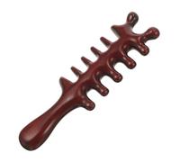 Beaupretty Peine de Masaje Acupuntura Ébano Peine para Cuidado del Cabelludo Herramienta de Masaje para Estimulación de Puntos de Presión Diseño Ergonómico