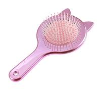 Beaupretty Peine de Masaje Orejas de Gato Peine para Airbag de Galvanizado Cepillo de Masaje Cabello para Uso Casa o Viajando