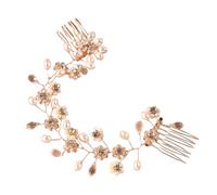 Beaupretty Peine Del Pelo Diadema De Novia Pelo Para Las Mujeres Boda Bodas Accesorios Para El Cabello De Novia Accesorios Para El Cabello De Boda Adornos Para El Cabello Tocado De Las