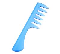 Beaupretty Peine Dientes Para Cabello Húmedo Peine Desenredante Profesional Para Herramienta De Retro Para Peluquería Color Azul