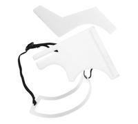 Beaupretty Peine para Peinar el Cabello Guía de Afeitar la Línea del Cuello Plantilla para Moldear Barba Herramienta de Perfilado para Hombres Kit de Herramientas para Cortar Color Aleatorio