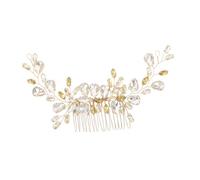 Beaupretty Peineta Lateral Pelo de Novia Gemas de Imitación Tocado de Boda Elegante Accesorios de Pelo para Novias Mujeres y Ropa de Fiesta Diseño de Peineta Lateral para Boda