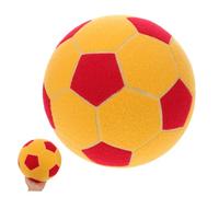 Beaupretty Pelota de Fútbol Pequeña Adhesiva de Fieltro Inflable de Dardos Gigante para Entrenamiento Infantil Portátil y Seguro para Interiores y Exteriores