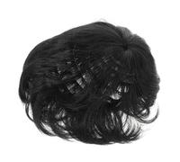 Beaupretty Peluca Masculina Corta y Recta de Ligera Tupé Natural para Hombre con Clip Realista y Cómoda para Uso Diario Bodas y Fiestas