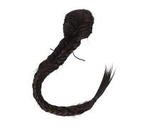 Beaupretty Peluca Trenza de Espiga Larga de Postizo de Coleta Trenzada para Mujeres para Festivales y Ocasiones Especiales