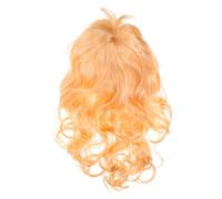 Beaupretty Pelucas de Cosplay para Mujer Peluca Sintética Larga y Rizada Color Rubio con Flequillo para Fiesta de Disfraces y Role Playing