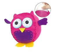 Beaupretty Peluche de Búho Hecho Mano Juguete de Material No Tejido para Manualidades Educativas y Entretenimiento