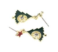 Beaupretty Pendientes Colgantes De Árbol De Navidad Para Mujeres y Niñas Joyería Festiva De Diseño Dulce De Accesorios De Fiesta Navideña Elegantes y Originales