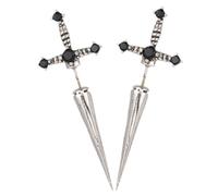 Beaupretty Pendientes de para Mujer Joyas de Aleación Pendientes Colgantes Góticos Diseño Único Accesorios de Moda