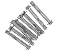 Beaupretty Pernos de Expansión M6 X 60 MM de Acero Inoxidable 304 8 Unidades Tuerca Hexagonal Externa para Anclajes de Pared y Hormigón Fijación Resistente para Construcción y Montaje