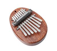 Beaupretty Piano de Pulgar de Madera Maciza Kalimba de Ocho Tonos Instrumento Musical Portátil Principiantes para Practicar Interiores