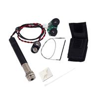 Beaupretty Pickup Piezoeléctrico para Guitarra Acústica con Control de Volumen y Endpin Jack Integrado Fácil Instalación sin Perforación Diseño Compacto y Duradero para Guitarra Folk y