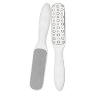 Beaupretty Piedra Pomez De Pedicura De Acero Inoxidable Para Eliminar Piel Muerta Exfoliante De Doble Cara Para Pies Raspador De Callos Para Pies Blanca