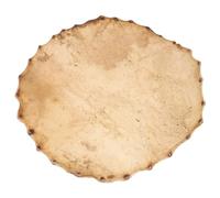 Beaupretty Piel Redonda de Vaca para Instrumentos de Percusión, Parche Resistente y Práctico de Piel Natural Color Caqui para Tambores y Pandereta