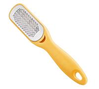 Beaupretty Pies Doble Cara de Acero Inoxidable Mango Antideslizante y Lavable, Removedor de Callos para Uso en Pies Secos Baño