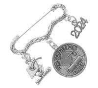 Beaupretty Pin conmemorativo de graduación alfiler graduación universitaria él mi accesorios para estudiante de graduación broches de moda para mujer Aleación de zinc