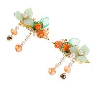 Beaupretty Pinza de Calabaza Pelo Otoñal Accesorios Pelo Pinzas Bonitas para Mujer Estilo Tradicional Chino Día de Acción de Gracias