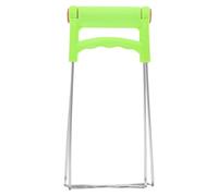 Beaupretty Pinza de Cocina de Acero Inoxidable Anti-escaldaduras, Herramienta Multiusos para Platos Calientes, Soporte Compacto para Sartenes, Vaporeras y Bandejas, Color Verde Claro