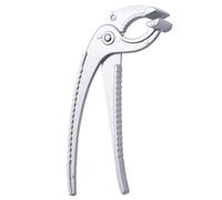 Beaupretty Pinza para Cuencos Caliente de Acero Inoxidable Antideslizante, Utensilio de Cocina Resistente al Calor para Camping y Hogar, Elevador de Platos Portátil, 1 Pieza Silver