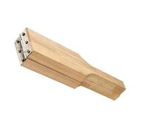 Beaupretty Pinza para Fruta Multiusos de Madera Natural, Abrazadera de Ciruela Multifuncional Acero Inoxidable, Utensilio de Cocina Práctico para Prensar Alimentos, Adecuado para Cocina