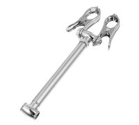 Beaupretty Pinza para Moxibustión de Mano Pequeña, Soporte Doble para Varillas de Moxa, Herramienta Portátil para Terapia Corporal en Hombros, Cuello, Espalda y Rodillas, Acero Resistente