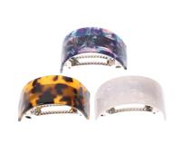 Beaupretty Pinzas Cabello Resorte 3 Piezas Tamaño Mediano Clips Semicirculares Moda Mujer Uso Diario Colores, y Estrella