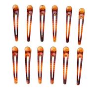 Beaupretty Pinzas de Pelo de Cocodrilo Clip de Pico de Pato de Plástico Salón Horquilla Diy Seccionamiento Accesorios de Peluquería Accesorios para El Cabello 12 Piezas