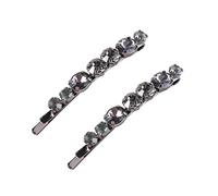Beaupretty Pinzas Para El Cabello Para Mujeres Y Niñas Accesorios De Peinado De Aleación De Moda Clips Pequeños Y Elegantes Para Uso Diario 2 Piezas 2.55X0.47X0.39In