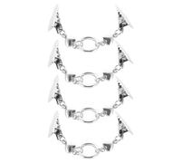 Beaupretty Pinzas para Suéteres de Mujer Vintage de Aleación Broches para Camisa y Bufandas Set de 4 Clips Multifuncionales para Ropa Femenina Accesorios Ideales para Oficina y Viajes