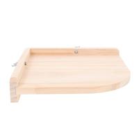 Beaupretty Plataforma para Jaula de Hámster y Cobaya en Forma de Sector, Material Sintético Resistente a Mordeduras, Fácil de Instalar y Diseño Elegante Color Caqui
