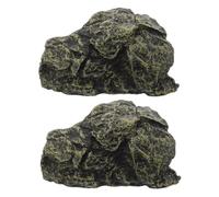 Beaupretty Plataforma para Tortugas de Resina con Rampa Refugio y Escondite para Acuario Estación de Sol para Reptiles Tortugas y Anfibios Fácil de Limpiar y Montar