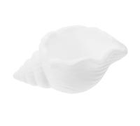 Beaupretty platillo de caracola organizador de joyas bandeja de baratija del océano sostenedor del plato de la joyería puesto de baratijas decorativas bandeja de baratijas yeso