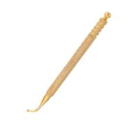 Beaupretty Pluma De Acupuntura Auricular De Cobre Curvada 1 Unidad, Herramienta De Masaje y Sonda Para Puntos De Acupresión Oreja, Portátil Para Terapia De Salud En Casa