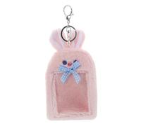 Beaupretty Plush Keychain Card Holder Suave y Duradero Llavero de Peluche con Diseño de Conejo Kawaii Portatarjetas para Oficina Escuela y Viaje Regalo para Niñas y Mujeres Fans de K-Pop