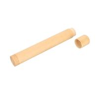 Beaupretty Portacepillos De Dientes De Bambú Natural Ligero Tubo Caja De Embalaje para Viajes Estuche Reutilizable para Cepillos De Dientes