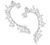 Beaupretty Puerto De Oreja De Sintético Forma De Clip Sin Perforar Accesorio Para Mujer Pendientes De Plata Para Uso Diario