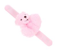 Beaupretty Pulsera de Bofetadas de Peluche con Diseño de Cartoon para Fiestas Banda Resistente y Suave para Muñeca Accesorio Divertido y Seguro para Regalos y Celebraciones Rosa