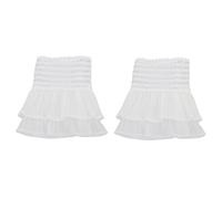 Beaupretty Puños Falsos De Encaje Desmontables Ajustables Para Mujer Y Niña Accesorios De Manga Vintage Elegantes Y Decoración De Ropa Artesanal Compatible