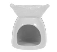 Beaupretty Quemador de Cera de Cerámica en Forma de Hoja Clara para Aceites Esenciales y Velas Aromáticas, Diseño Elegante y Minimalista para Ambientación del Hogar