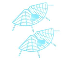 Beaupretty Redes Protectoras para Ruedas Traseras de Bicicleta Eléctrica 2 Piezas de Plástico Azul Mujeres, Accesorio Seguro para Ciclismo Infantil