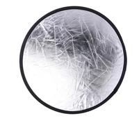 Beaupretty Reflector Fotográfico Portátil de Nylon Plata, Compacto y Conveniente para Fotografía al Aire Libre y Macro Iluminación