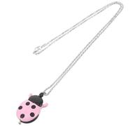 Beaupretty Reloj de Bolsillo Vintage para Niñas con Colgante de Mariquita Movimiento de Cuarzo Preciso Cadena Desmontable Diseño Ligero y Elegante Regalo para Cumpleaños y Navidad