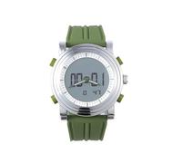 Beaupretty Reloj Deportivo Digital Cronómetro y Luz Nocturna, Correa de Silicona Verde, Esfera Clara y Multifuncional para Estudiantes