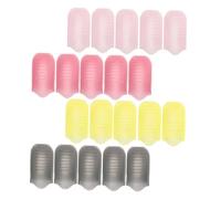Beaupretty Removedores De Uñas Quitaesmalte 20 Piezas Tamaño Ajustable Herramienta Para Envolver Esmalte Para Viaje y Manicura Profesional Clips Para Dedos