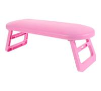 Beaupretty Reposamanos para Uñas Plegable Portátil Soporte Ergonómico Reposabrazos Técnico Manicura Rosa para Salón de Uñas Compacto y Liviano