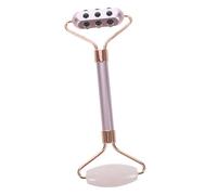 Beaupretty Rodillo Facial Aleación de Germanio para Mejorar la Elasticidad y Absorción de Tratamientos, Herramienta de Belleza para Rostro y Ojos