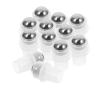 Beaupretty Rolones para Aceites Esenciales 20 Piezas, Acero Inoxidable y Pp, Recambio Reutilizable a Prueba de Fugas para Botellas Roll-on en Spa y Oficina