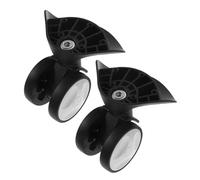 Beaupretty Ruedas Giratorias Pequeñas para Maletas De Viaje, Accesorio Plástico Resistente y Compacto, Reparación y Reemplazo, Compatibles Maletas Rígidas, Uso Equipaje De Mano, Rotación 360 Grados