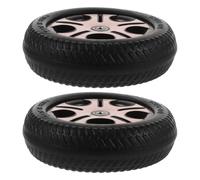 Beaupretty Ruedas Traseras de Repuesto para Triciclo Infantil 2 Piezas Color Rosa Diámetro 08 CM Resistentes al Desgaste y Antideslizantes Compatibles Bicicletas y Triciclos para