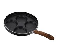 Beaupretty Sartén para Huevos Antiadherente de Aluminio Diseño de Ranuras para Cocinar Huevos Fritos y Hamburguesas de Forma Uniforme en Casa